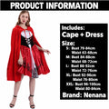 New Halloween Fairy Tales Little Red Riding Hood Playing Uniform Castle Queen cosplay Party Costumes Wholesale