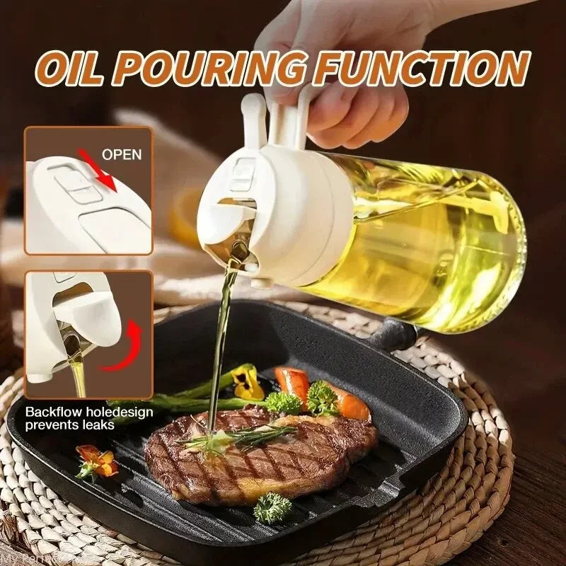 Dual Function Oil Spray Bottle