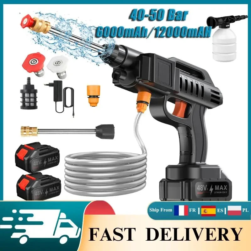Cordless High Pressure Car Wash Gun