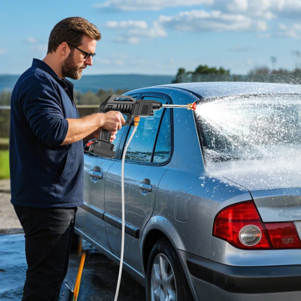 Cordless High Pressure Car Wash Gun
