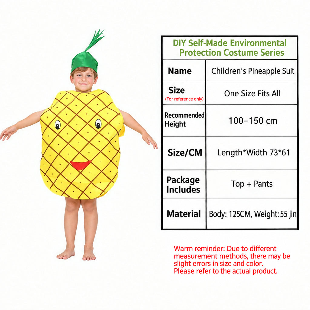 children's party catwalk clothes children's fruit clothing homemade eco-friendly clothing strawberry suit diy handmade clothing