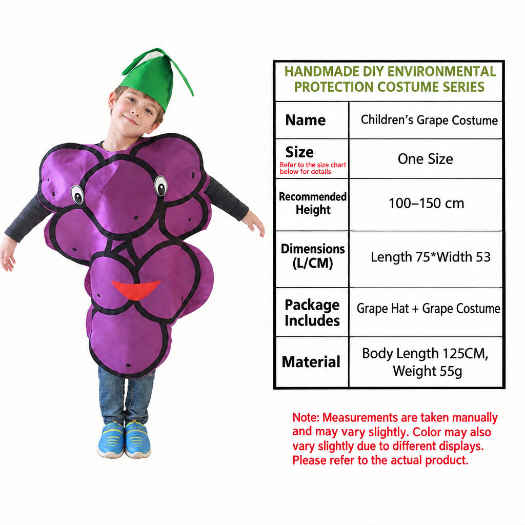children's party catwalk clothes children's fruit clothing homemade eco-friendly clothing strawberry suit diy handmade clothing