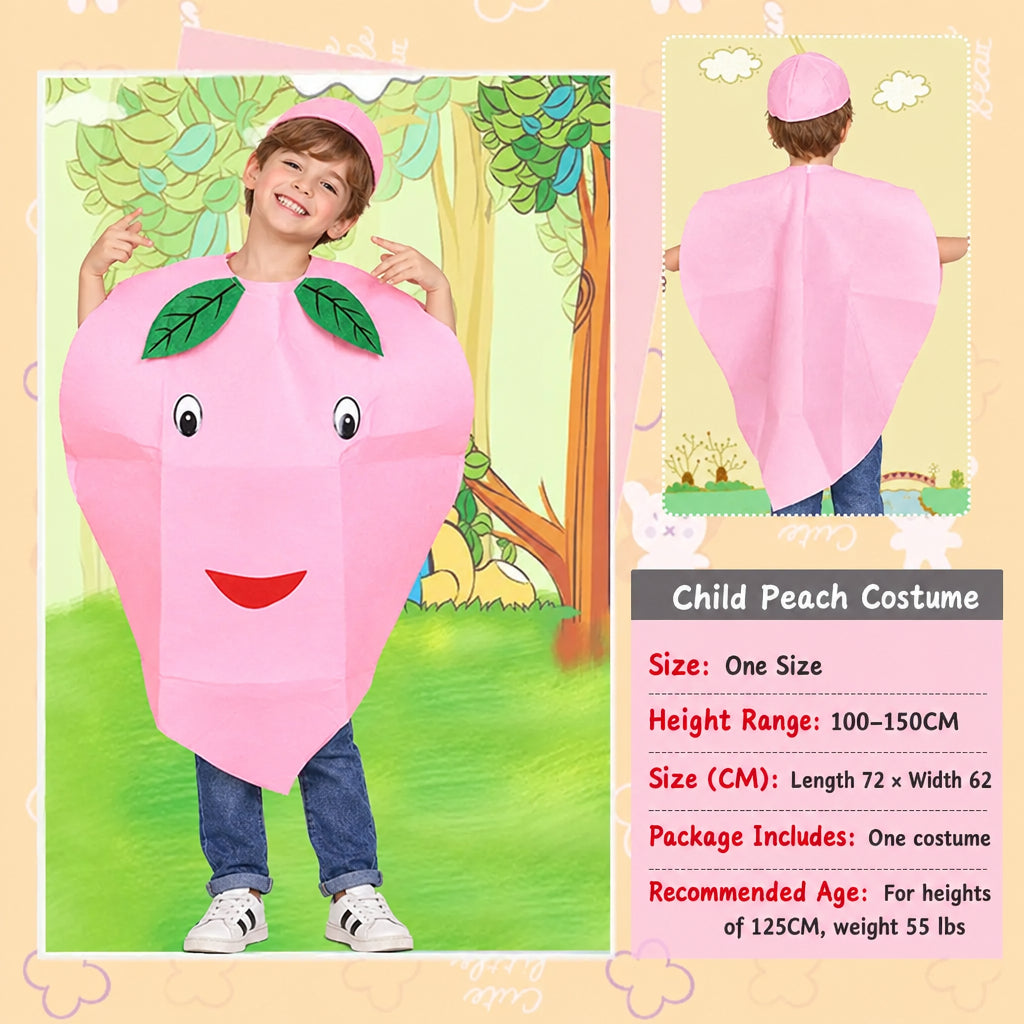 children's party catwalk clothes children's fruit clothing homemade eco-friendly clothing strawberry suit diy handmade clothing
