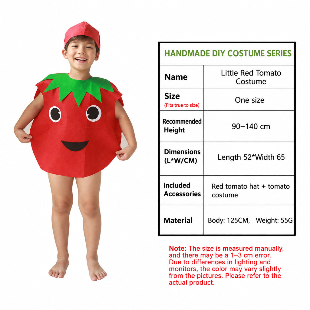 children's party catwalk clothes children's fruit clothing homemade eco-friendly clothing strawberry suit diy handmade clothing