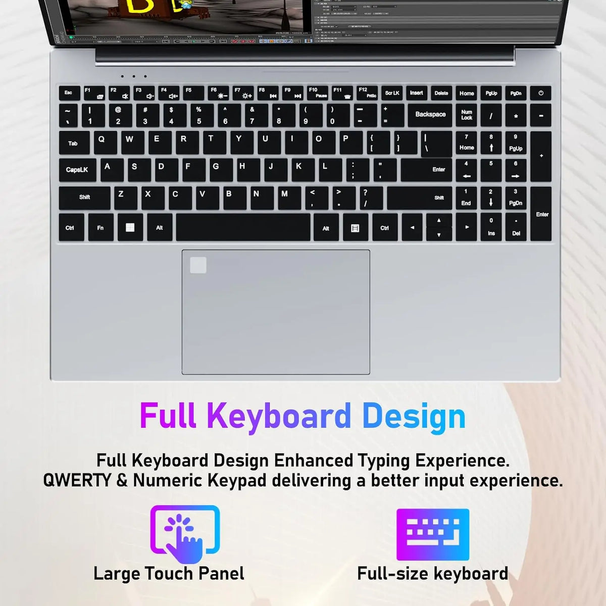 Windows 11 15.6“ Computer Laptop Intel Core I9-9900 Fingerprint Uniock Notebook Pc Gaming 16Gb Ram 1Tb/2Tb Ssd Office Laptops