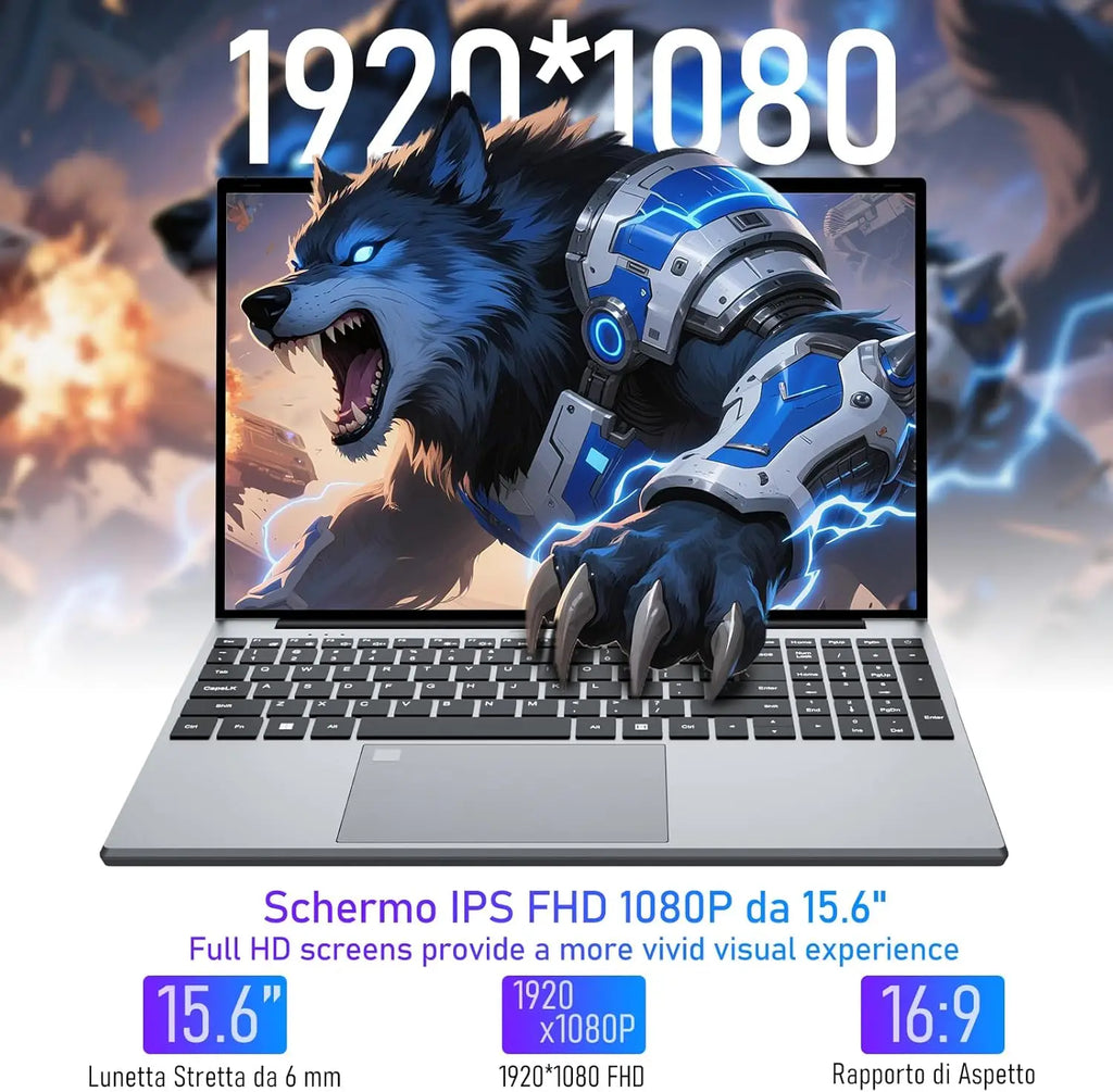 Windows 11 15.6“ Computer Laptop Intel Core I9-9900 Fingerprint Uniock Notebook Pc Gaming 16Gb Ram 1Tb/2Tb Ssd Office Laptops