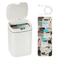 ZOMMI 14-Liter Trash Can, Automatic Motion Sensor, Smart Touch, Waterproof and Moisture-Resistant for Bathroom, Kitchen, and Bedroom