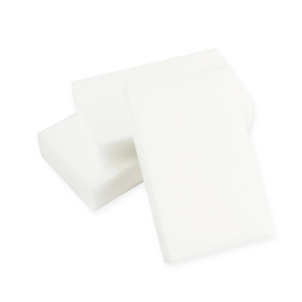 100pcs 100*60*20mm White Melamine Sponge Magic Sponge Eraser For Kitchen Office Bathroom Clean Accessory/Dish Cleaning Nano