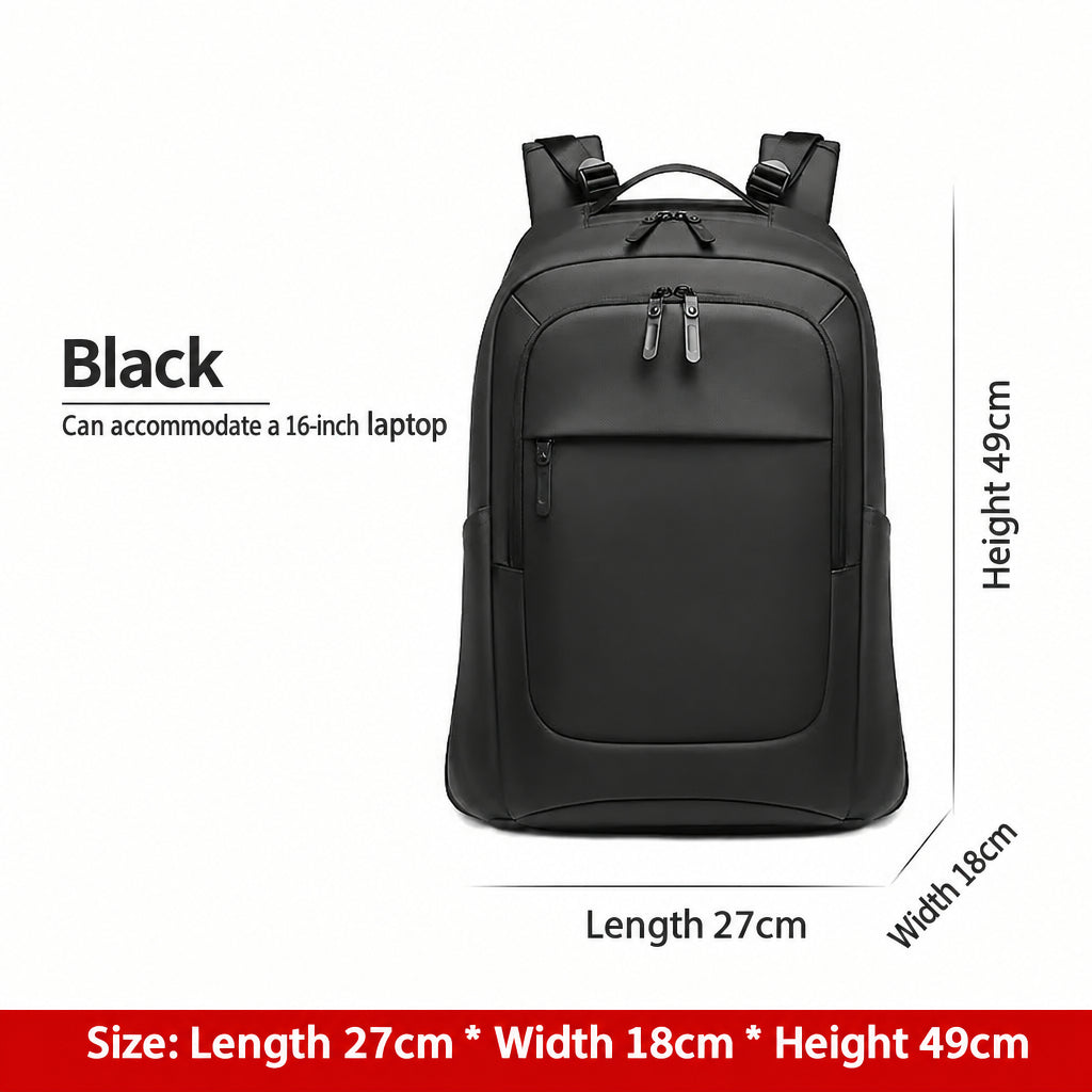 New backpack men's large capacity business computer backpack casual student schoolbag printable logo high-end backpack