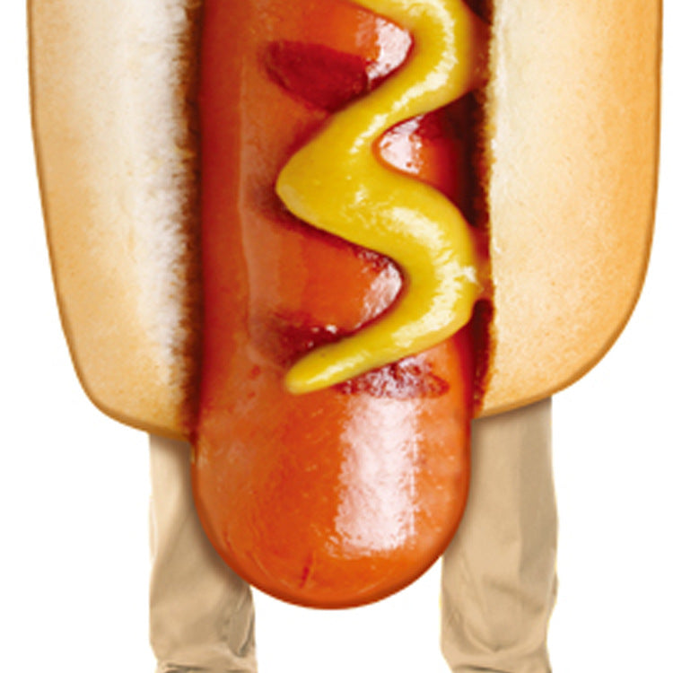 Cosplay Cosplay Mexican Costume Adult One-Piece Stage Performance Costume Hot Dog Costume