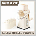 Multifunctional Vegetable Cutting Artifact Home Kitchen Hand-Cranked Drum Potato Grating Machine Convenient Slicing and Grating Meat Cutter