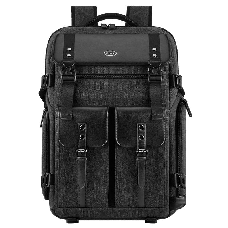 New Cross-Border Multifunctional Photography Bag, Outdoor Youth Camera Backpack, Large Capacity Dual-Purpose Storage Backpack
