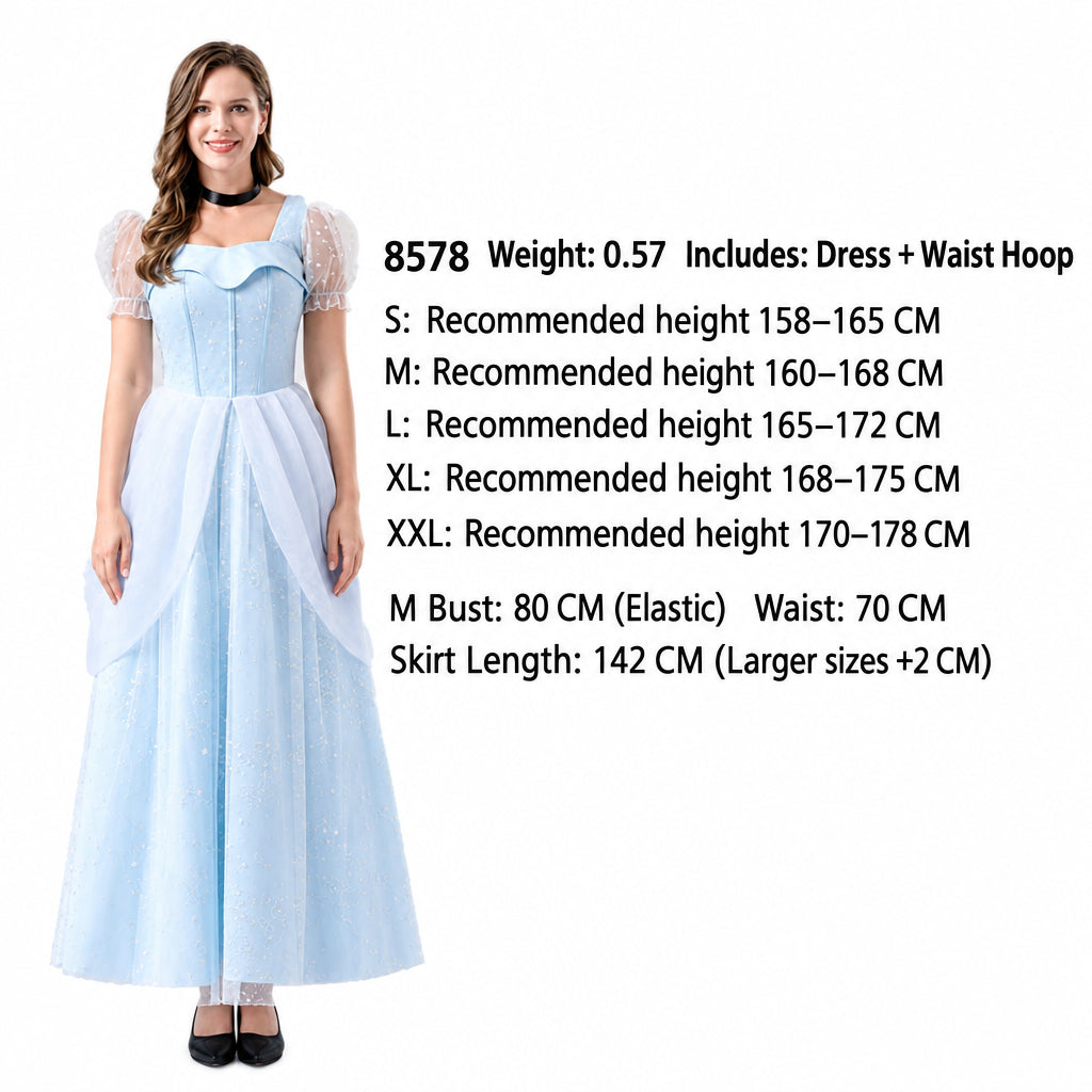 Fairy Princess dress Vicious Queen Sleeping Beauty Cinderella Plays Halloween Stage Performance Evening Costume