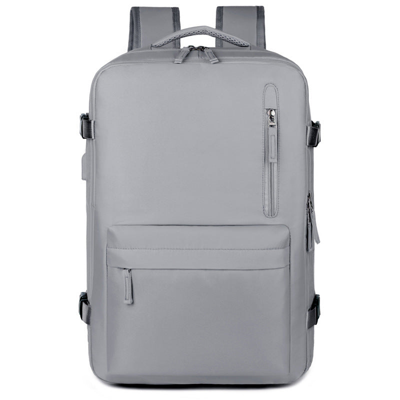Customizable Logo Men's Backpack Travel Bag Large Capacity Business Travel Portable Luggage Student Computer Bag