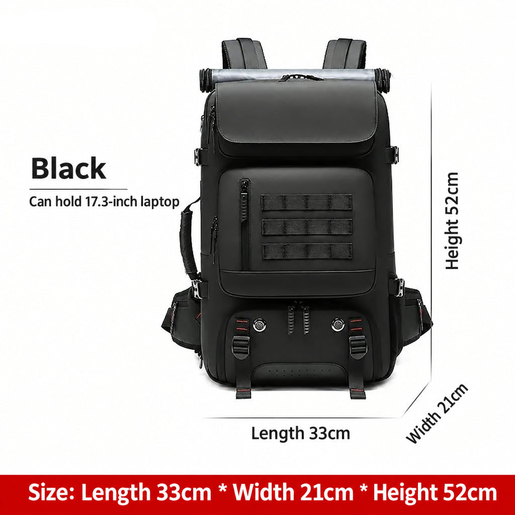 Men's Backpack Outdoor Mountaineering Large Capacity Travel Bag Anti-Theft School Bag Computer Bag Business Travel Backpack Men's Style