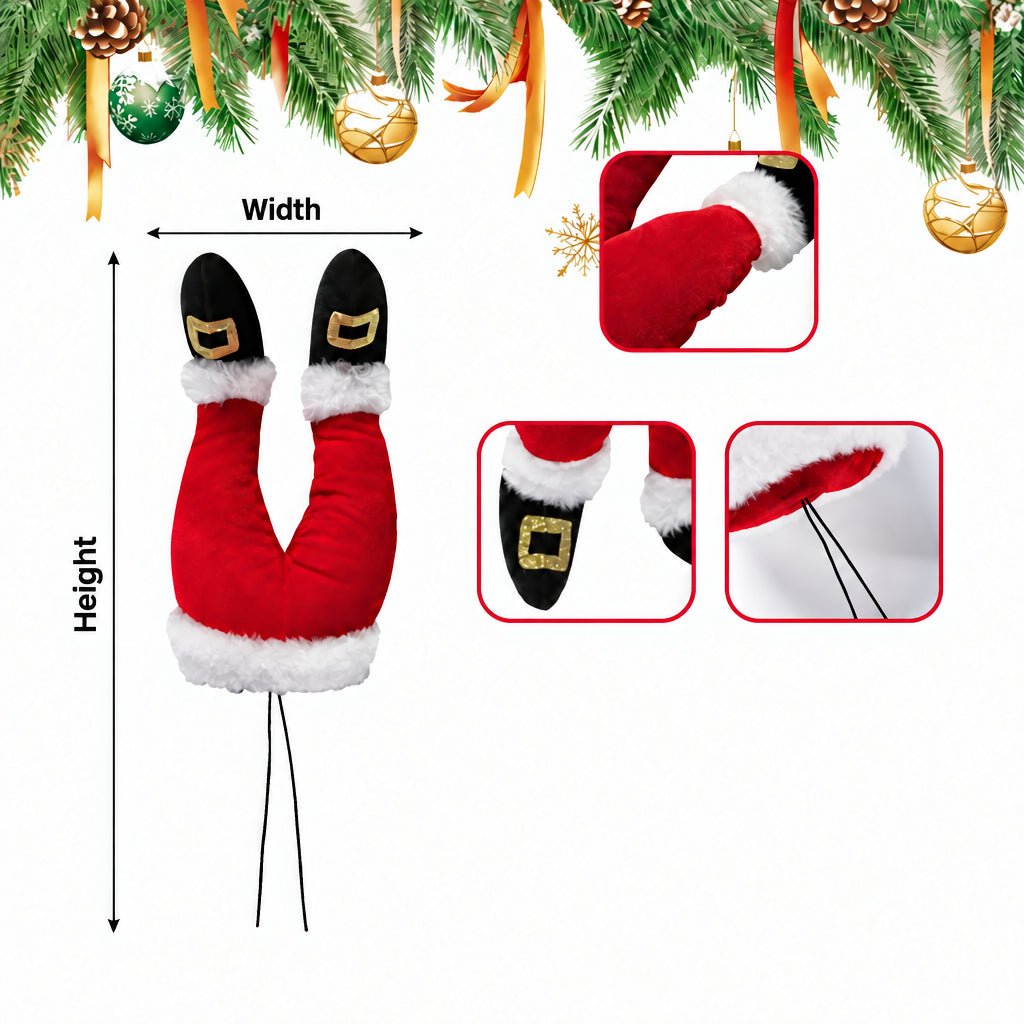 Cross-Border Christmas Tree Decorations, Plush Door Decorations, Santa Claus Elf Leg Inserts, Home Vase Inserts, Christmas Decorations