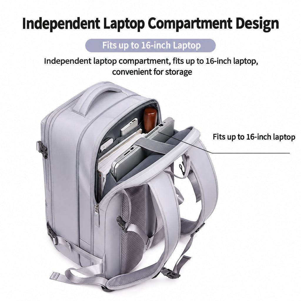 New Backpack Women's Travel Lightweight Short-Distance Luggage School Bag Dry and Wet Separation Business Trip Computer Bag Men's Backpack