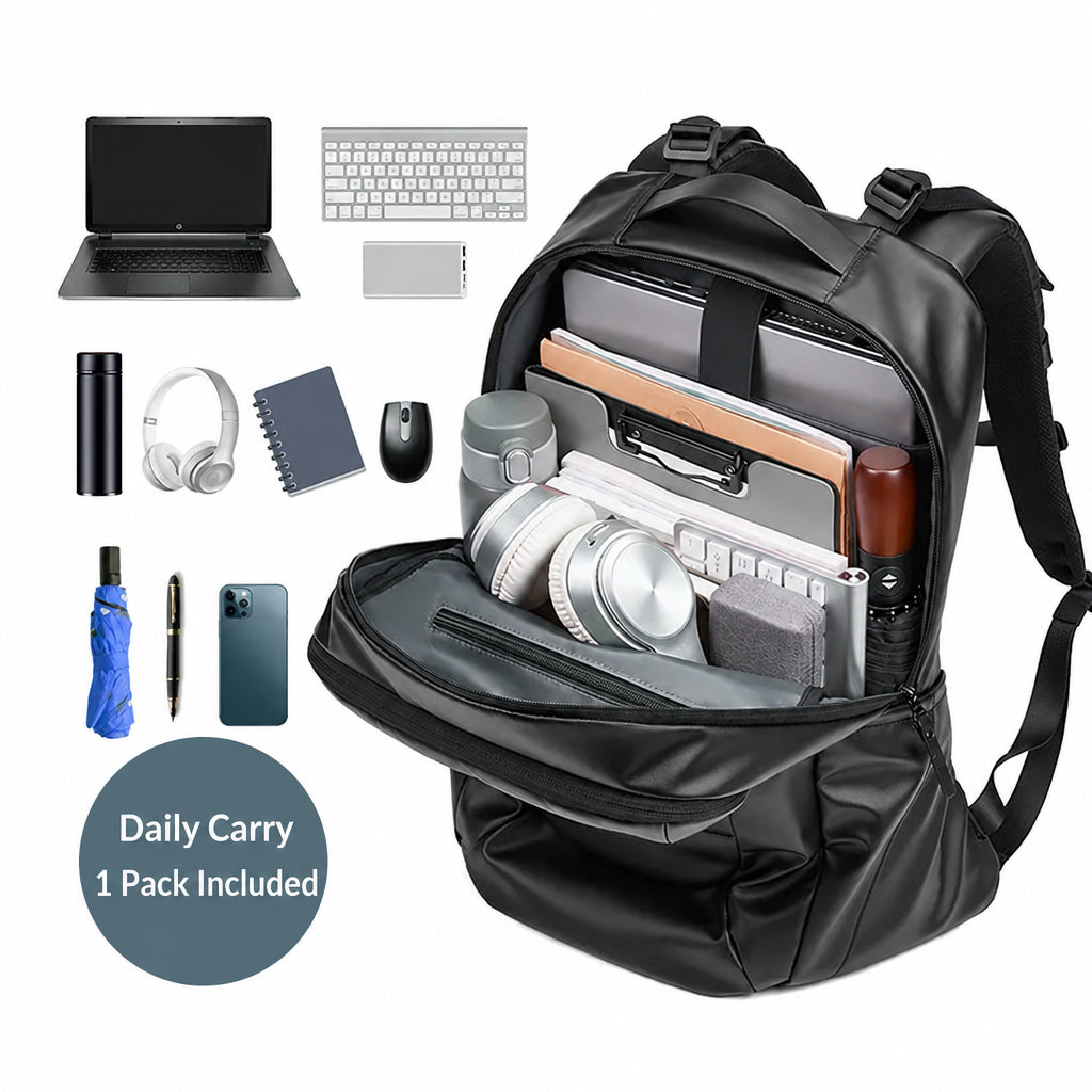 New backpack men's large capacity business computer backpack casual student schoolbag printable logo high-end backpack