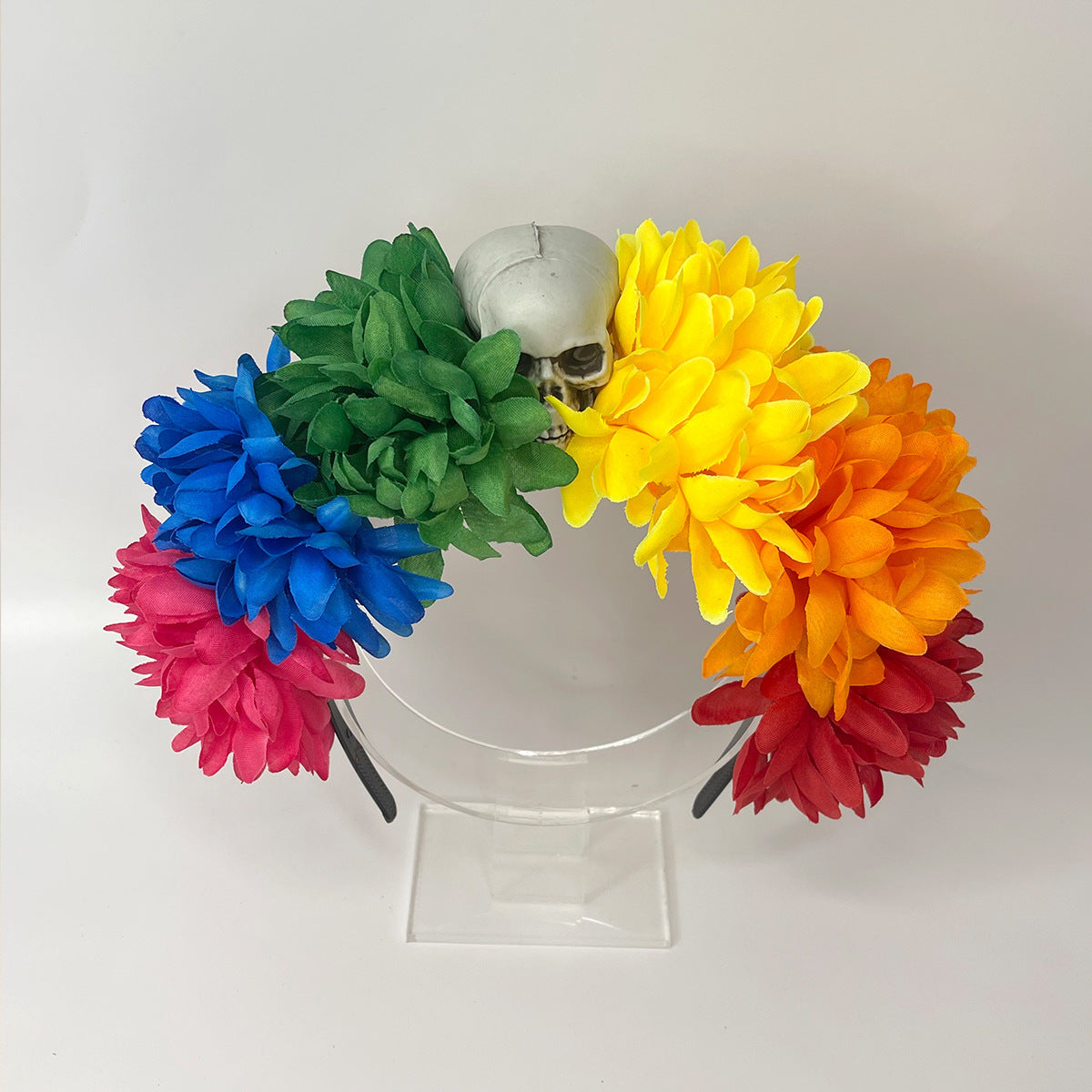 Spider Flower Party Halloween New Flower Headdress Hair Hoop Wholesale Makeup Personality European and American Cosplay