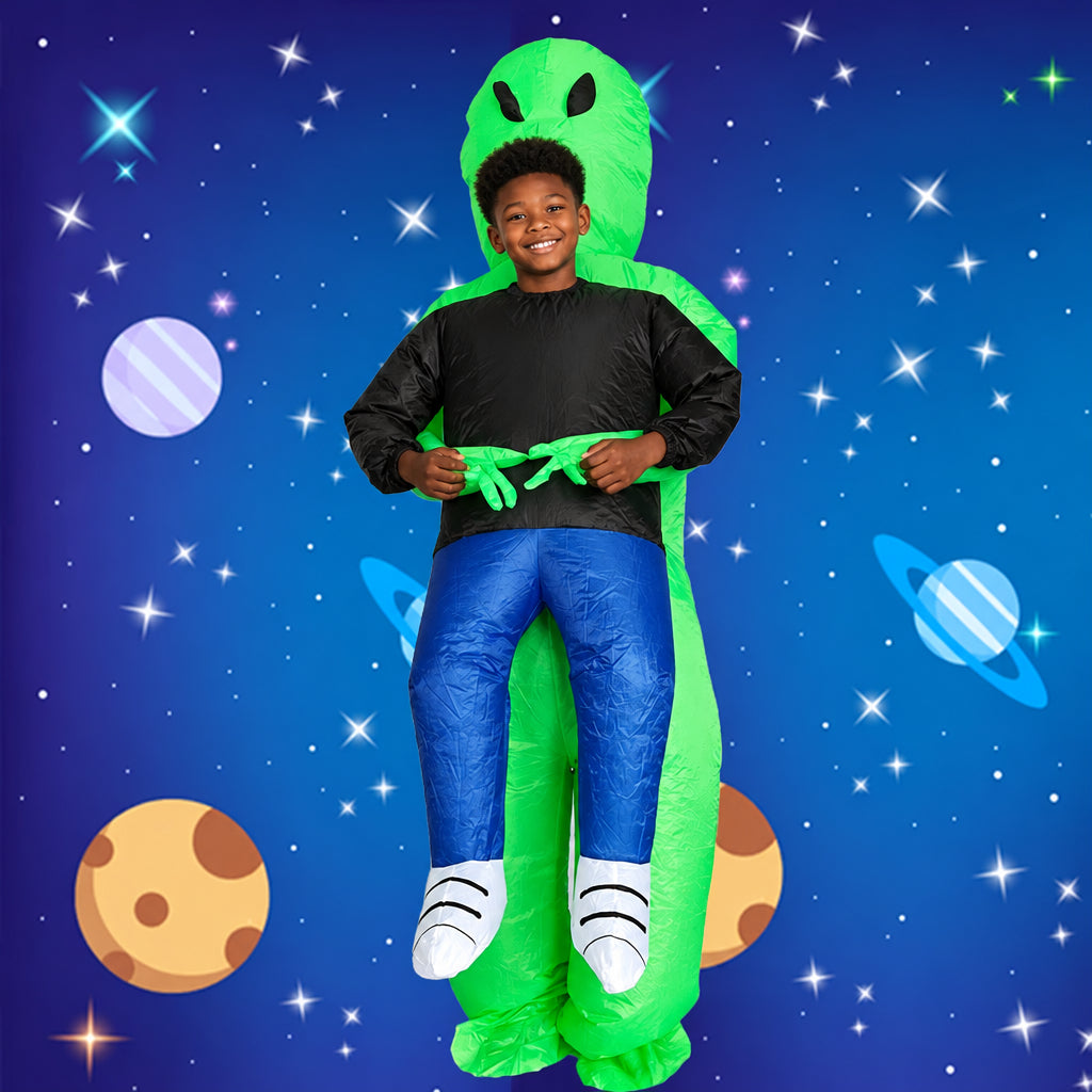 Cross-Border Halloween Alien Ghost Hugging Inflatable Suit Props Funny Performance Alien Inflatable Suit