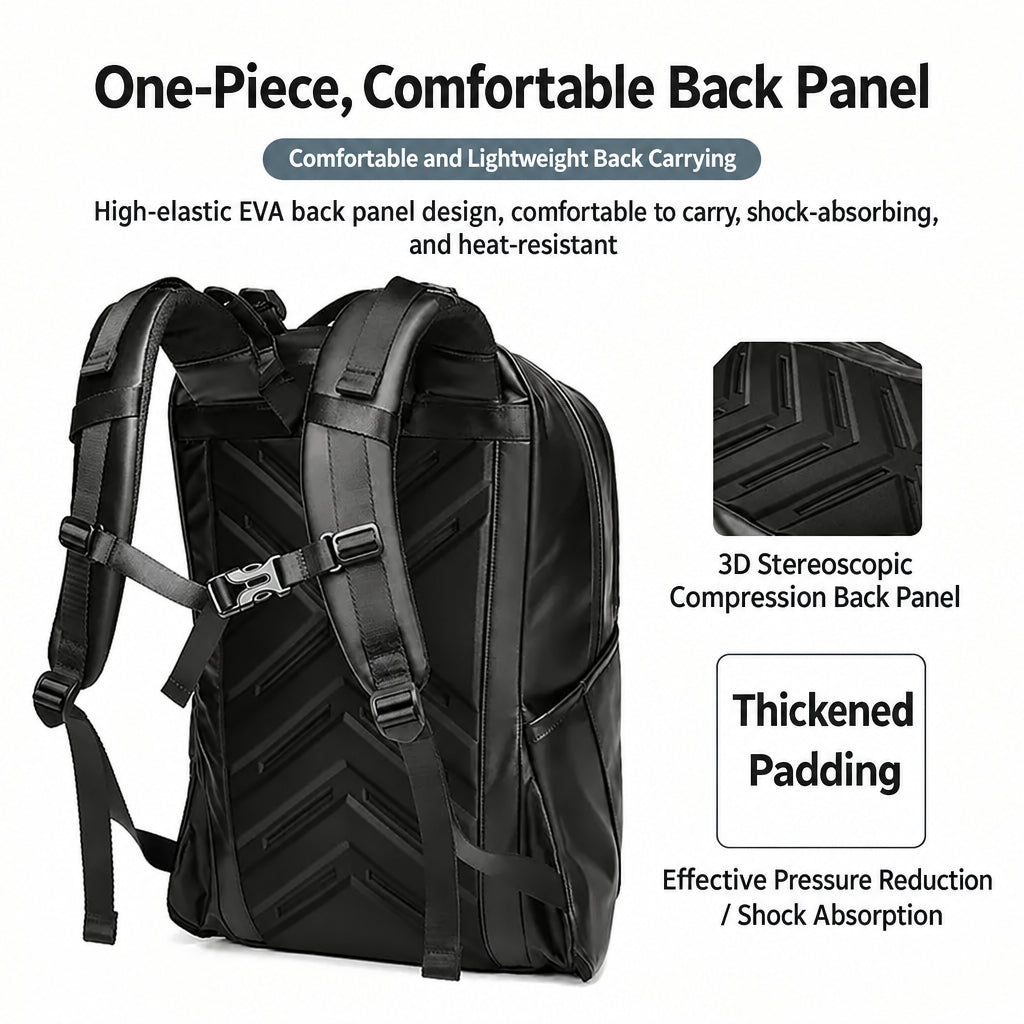New backpack men's large capacity business computer backpack casual student schoolbag printable logo high-end backpack