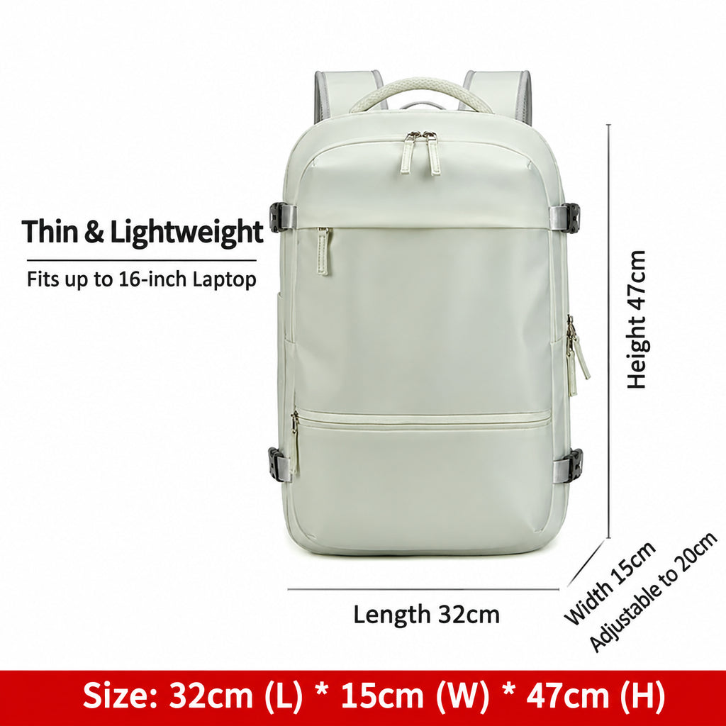 New Backpack Women's Travel Lightweight Short-Distance Luggage School Bag Dry and Wet Separation Business Trip Computer Bag Men's Backpack