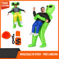 Amazon Cross-Border Best-Selling New Alien Inflatable Suit Halloween Performance Makeup Props Costume Inflatable Clothes