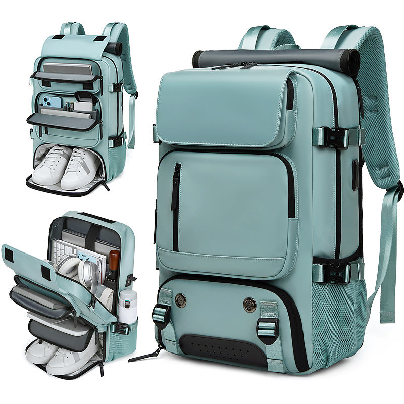 Travel Backpack women's large capacity ultra-light multifunctional luggage bag portable crossbody travel Men's backpack