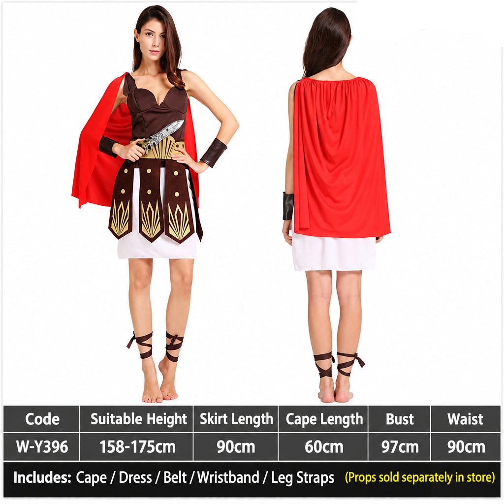 Halloween Children/Adult Medieval Samurai Ancient Roman Spartan Warrior Cross Expedition Army Costume