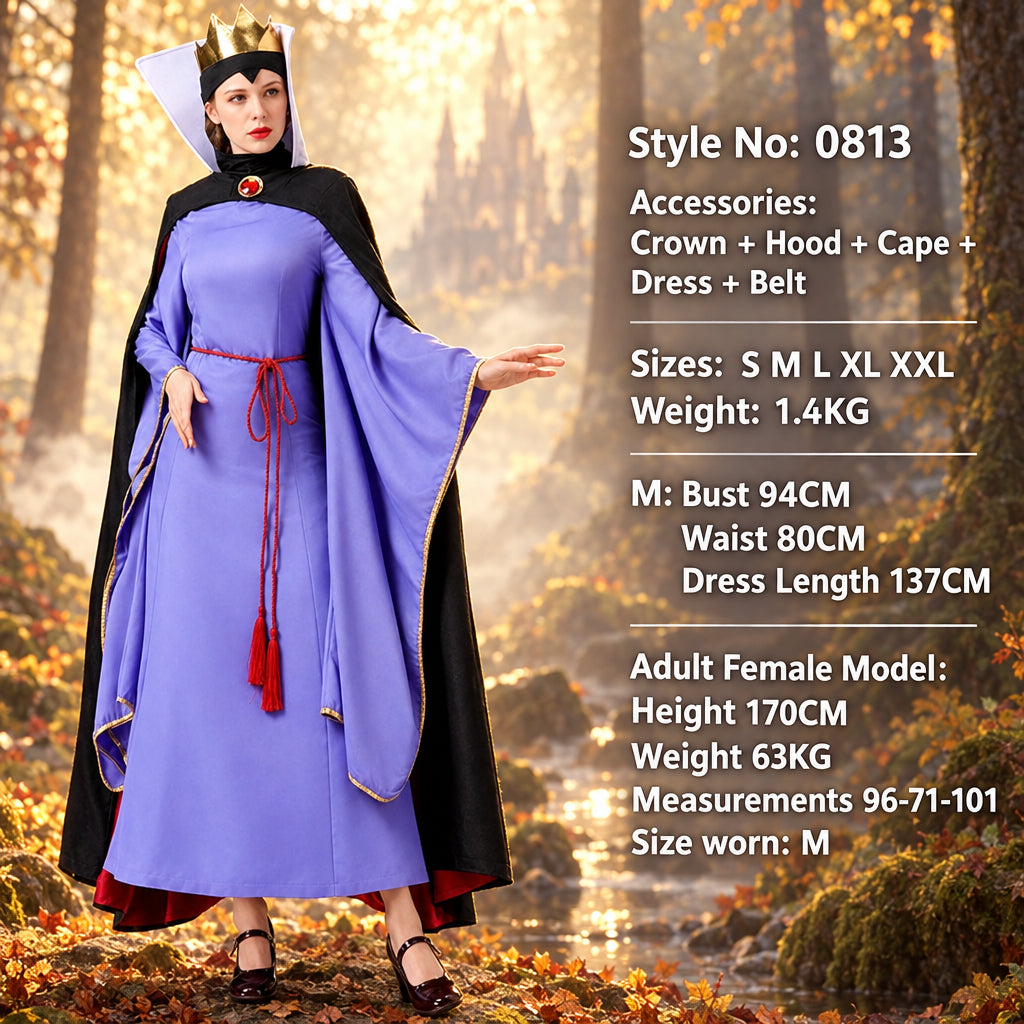 Adult Halloween Snow White Bell Cinderella Ice Sleeping Beauty Rapunzel Party Stage Performance Princess Dress