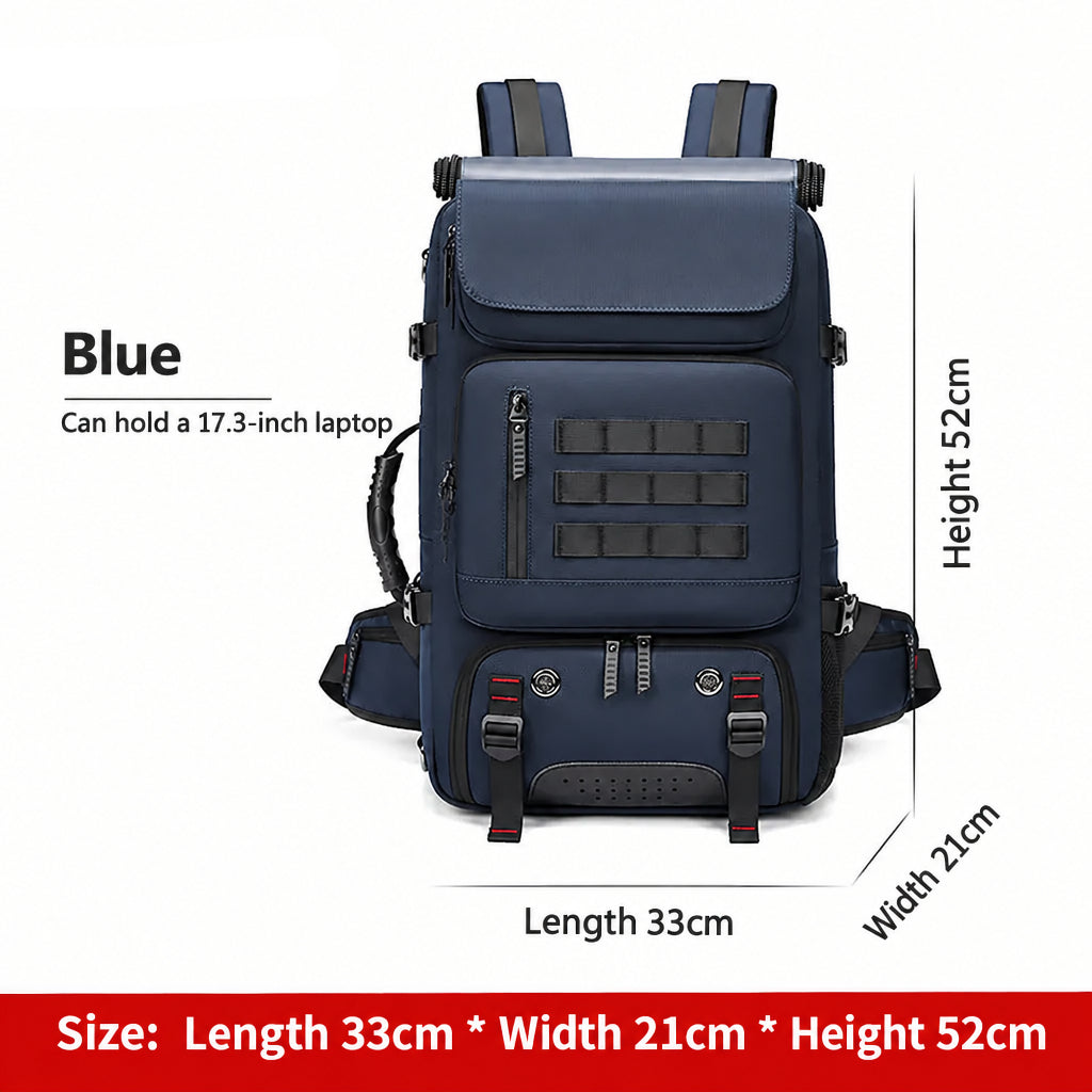 Men's Backpack Outdoor Mountaineering Large Capacity Travel Bag Anti-Theft School Bag Computer Bag Business Travel Backpack Men's Style