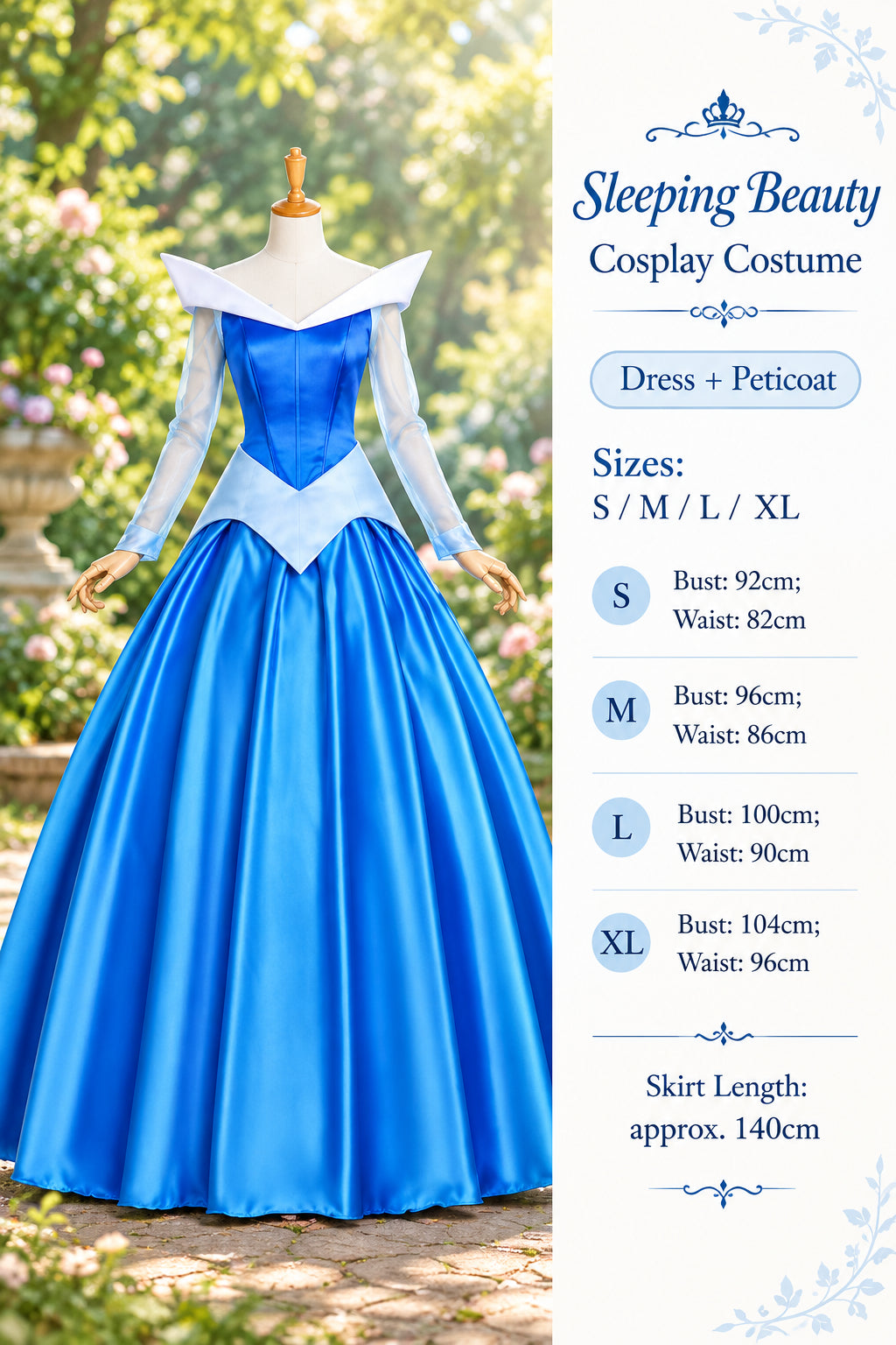 Adult Halloween Snow White Bell Cinderella Ice Sleeping Beauty Rapunzel Party Stage Performance Princess Dress