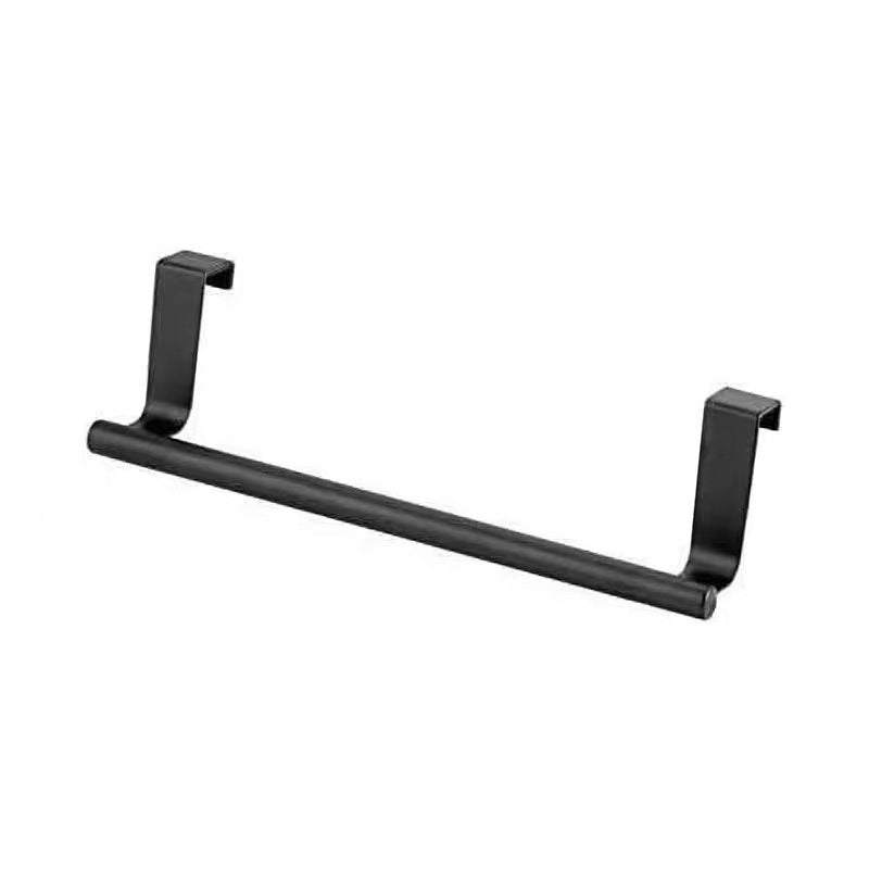Ready-Made No-Drill Towel Rack Wardrobe Kitchen Cabinet Storage Rack Over-The-Door Bathroom