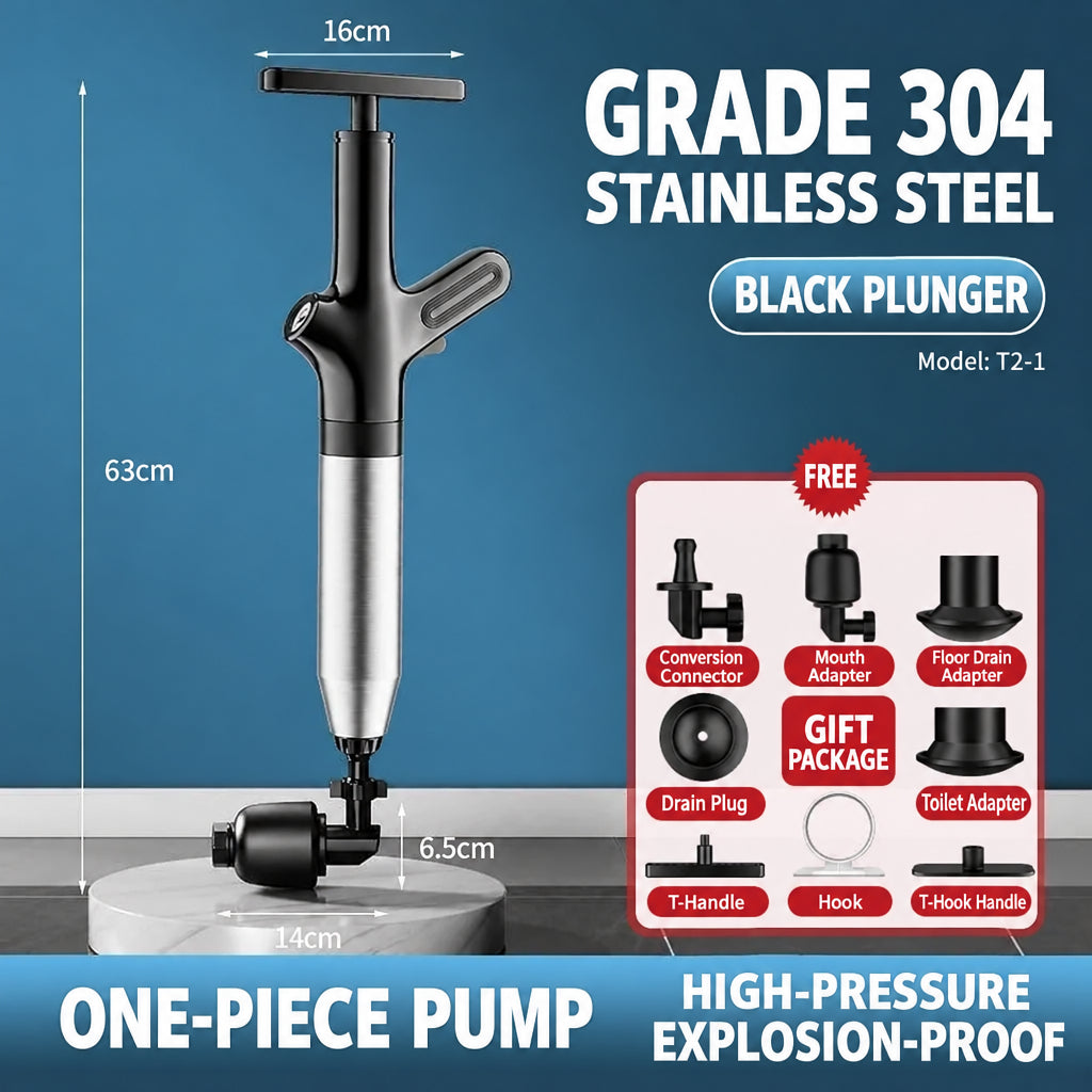 High-End Toilet Unblocker Upgrade for Unclogging Pipes, Toilet Kitchen Tool, Bathroom Blockage Solution