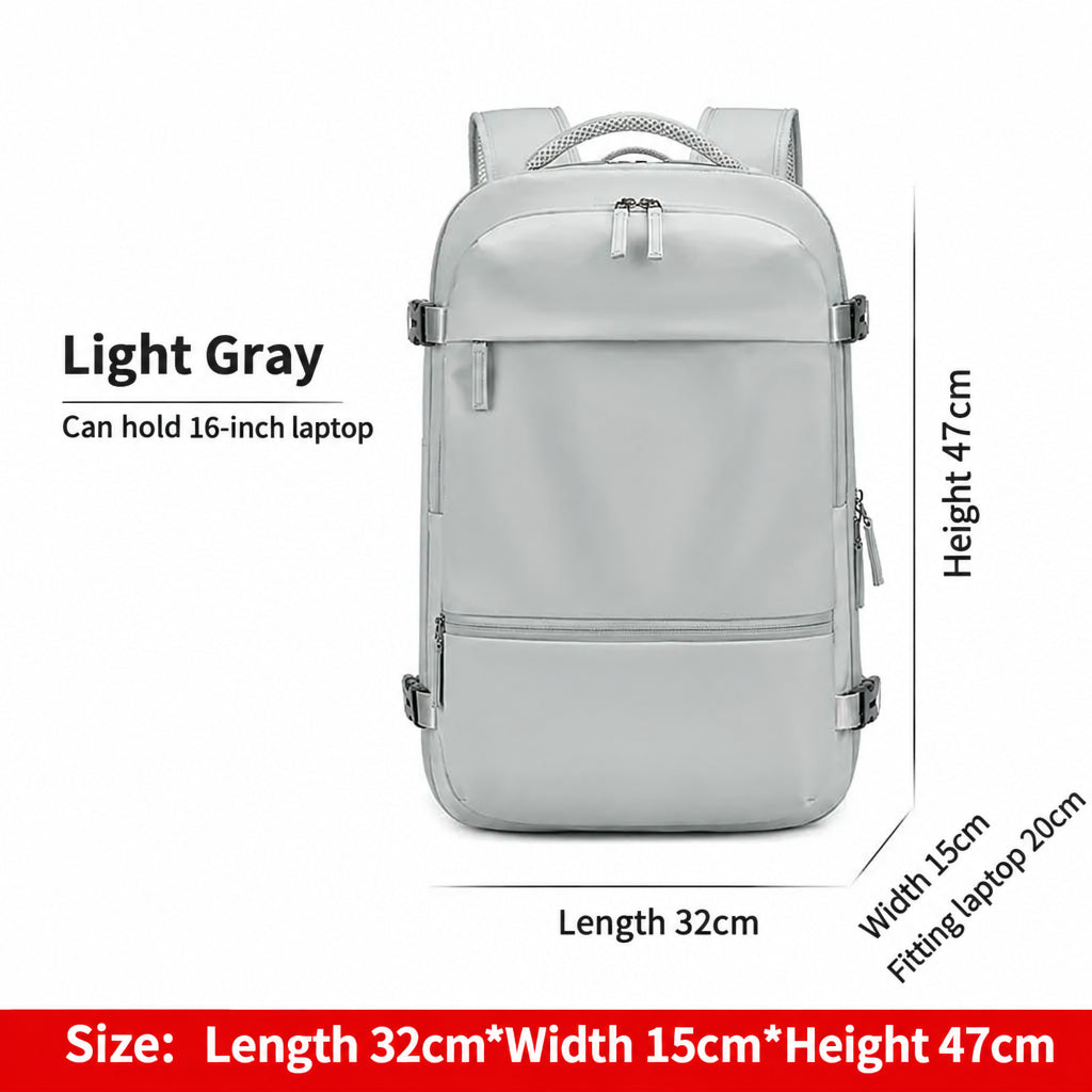New backpack men's multi-functional wet and dry separation casual schoolbag women's travel bag computer bag backpack men