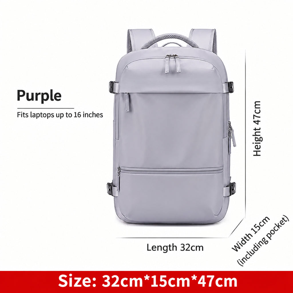 New backpack men's multi-functional wet and dry separation casual schoolbag women's travel bag computer bag backpack men