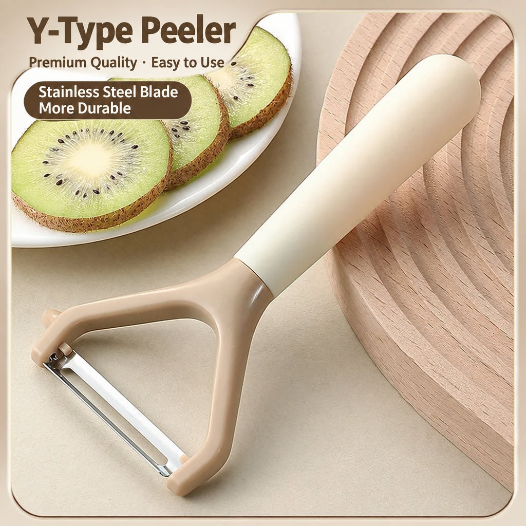 Kitchen Scissors Milk Coffee Color Panda Scissors Multifunctional Chicken Bone Scissors Stainless Steel Household Scissors Fruit Peeling Knife Set