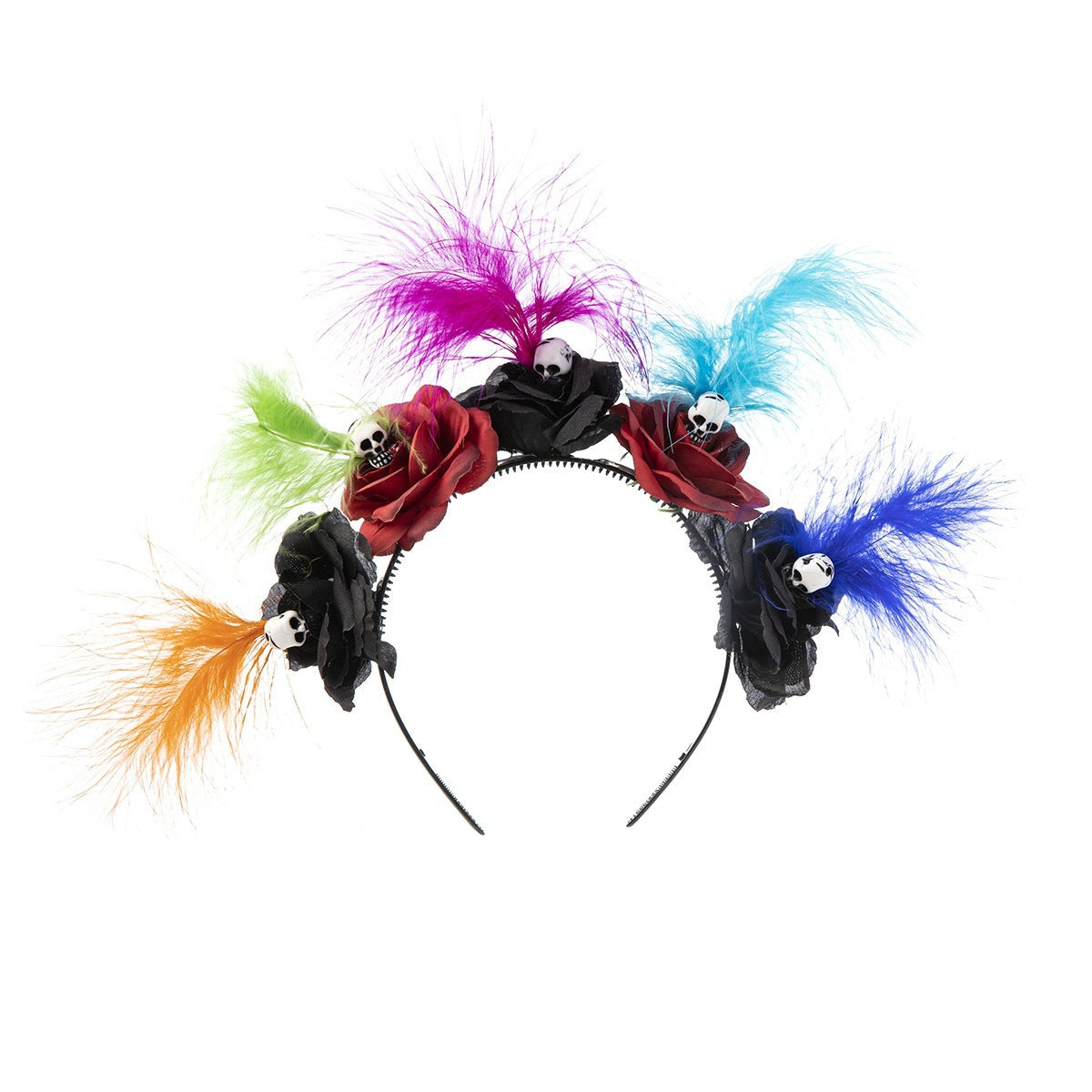 Spider Flower Party Halloween New Flower Headdress Hair Hoop Wholesale Makeup Personality European and American Cosplay