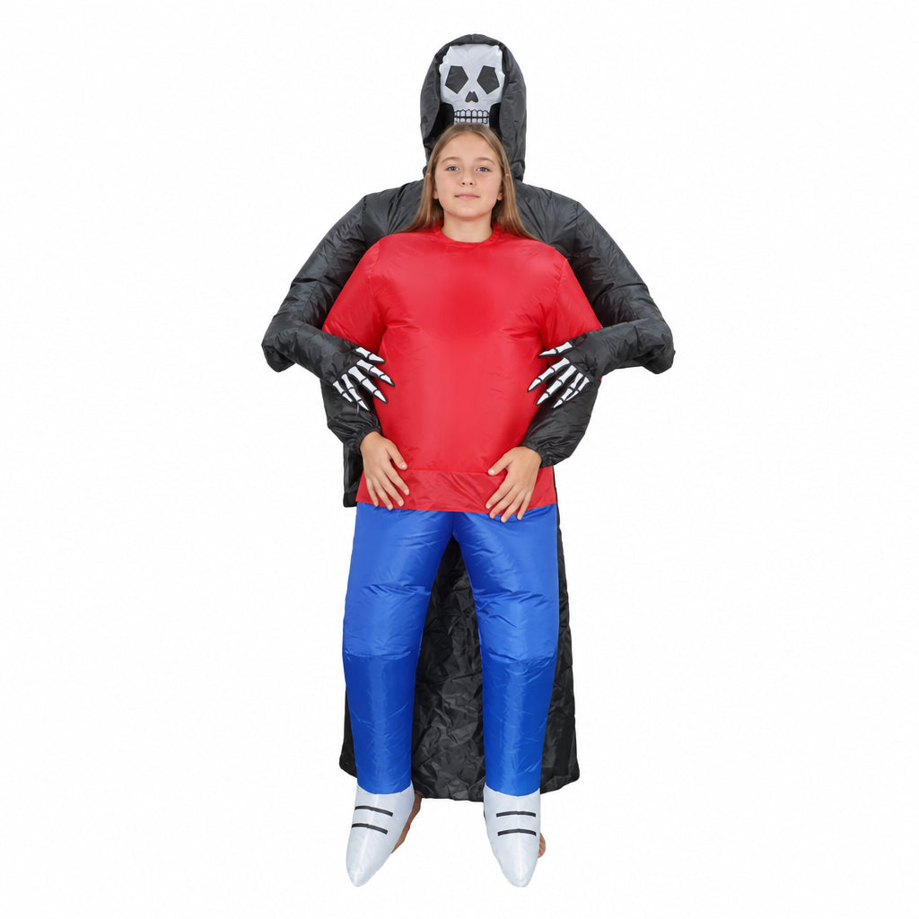 Cross-Border Halloween Alien Ghost Hugging Inflatable Suit Props Funny Performance Alien Inflatable Suit