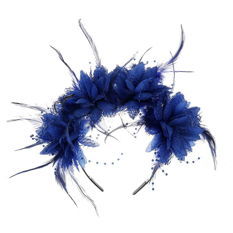 Spider Flower Party Halloween New Flower Headdress Hair Hoop Wholesale Makeup Personality European and American Cosplay