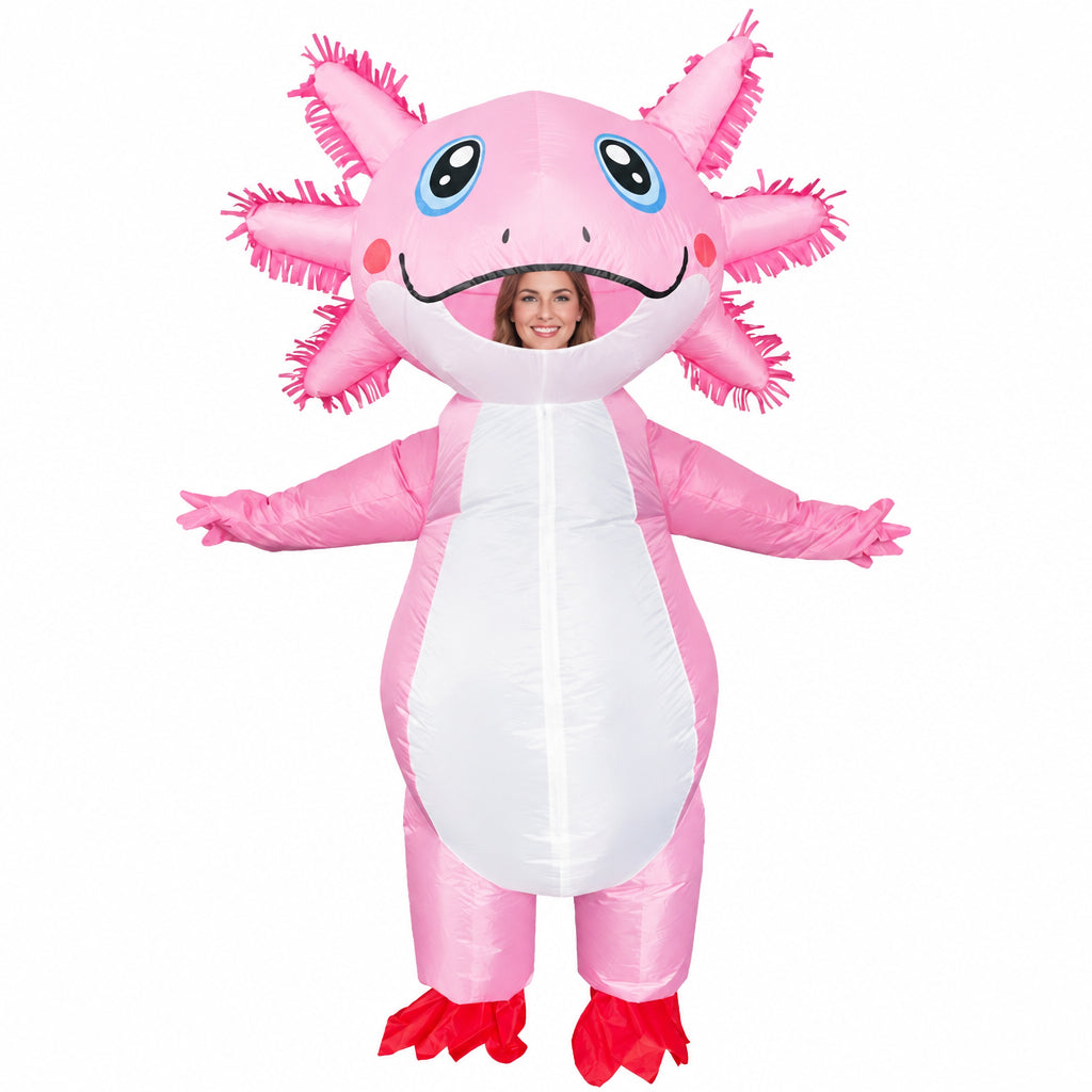 Cross-Border Supply Holiday Party Anime Axolotl Doll New Halloween Costume Axolotl Inflatable Suit