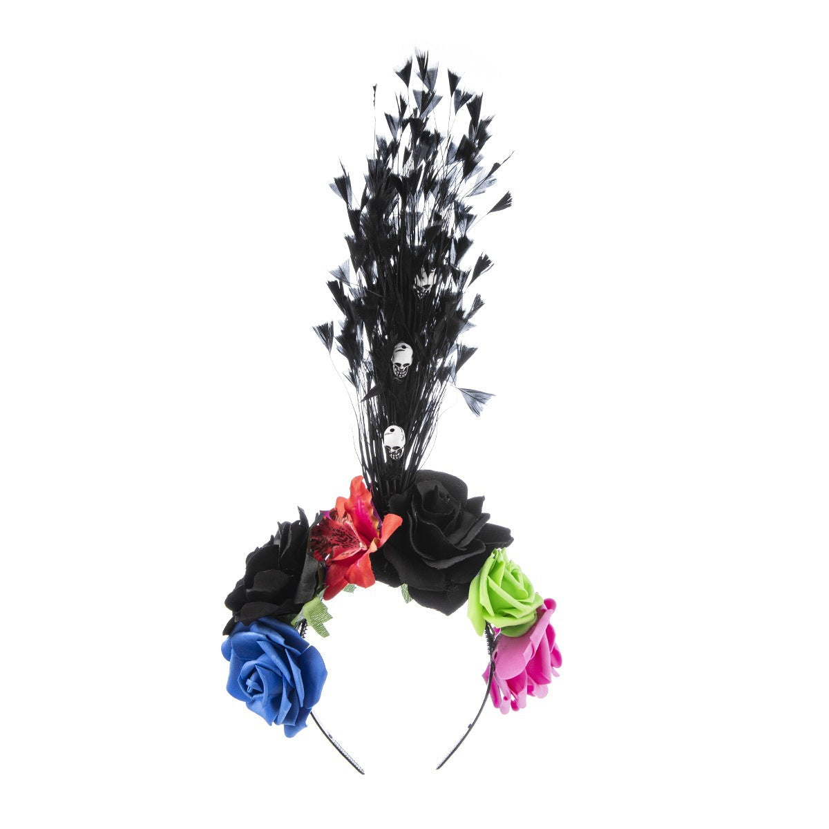 Spider Flower Party Halloween New Flower Headdress Hair Hoop Wholesale Makeup Personality European and American Cosplay
