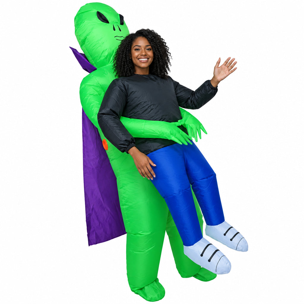 Cross-Border Halloween Alien Ghost Hugging Inflatable Suit Props Funny Performance Alien Inflatable Suit
