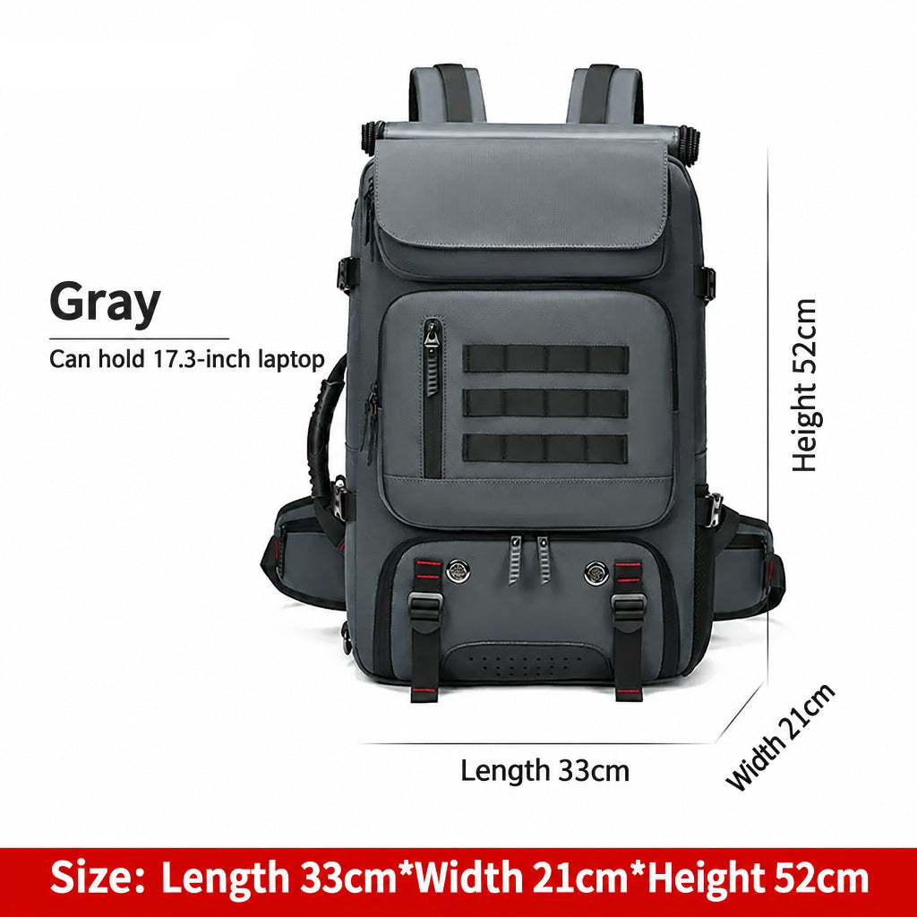 Men's Backpack Outdoor Mountaineering Large Capacity Travel Bag Anti-Theft School Bag Computer Bag Business Travel Backpack Men's Style