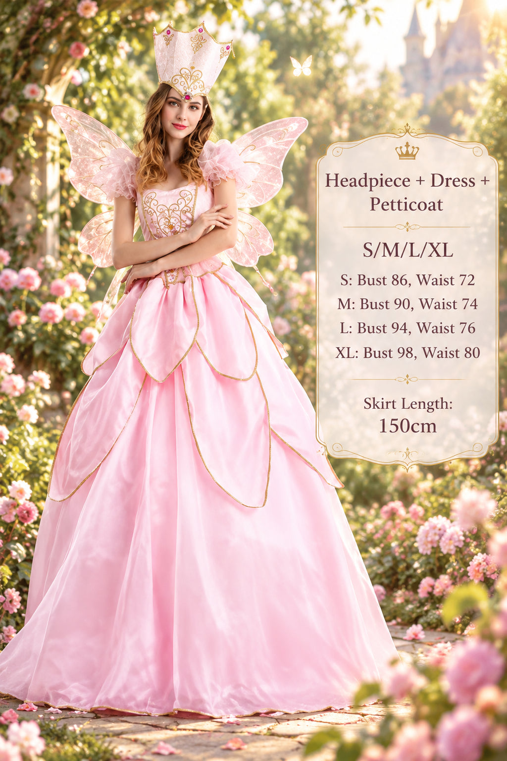 Adult Halloween Snow White Bell Cinderella Ice Sleeping Beauty Rapunzel Party Stage Performance Princess Dress