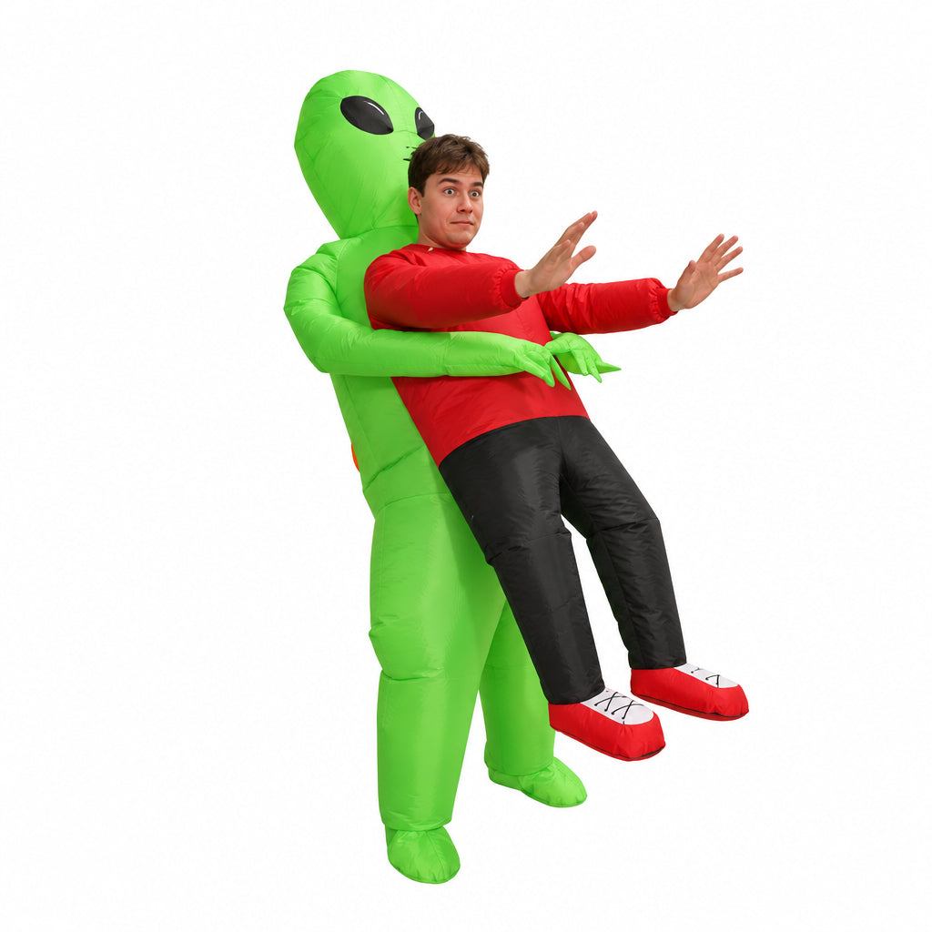 Cross-Border Halloween Alien Ghost Hugging Inflatable Suit Props Funny Performance Alien Inflatable Suit