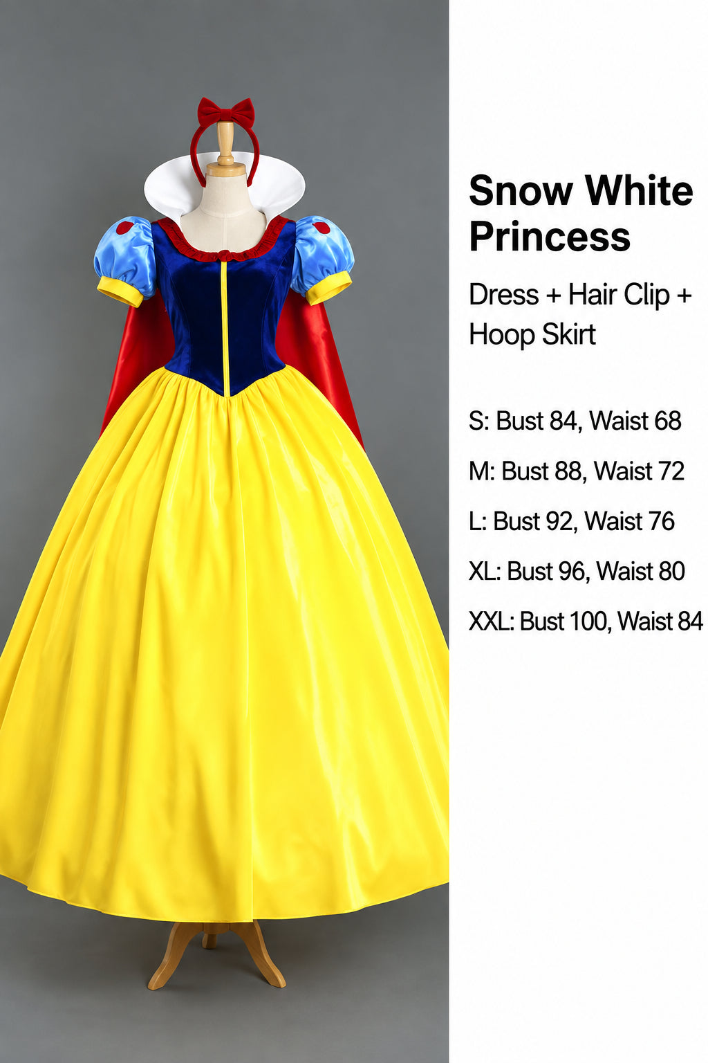 Adult Halloween Snow White Bell Cinderella Ice Sleeping Beauty Rapunzel Party Stage Performance Princess Dress