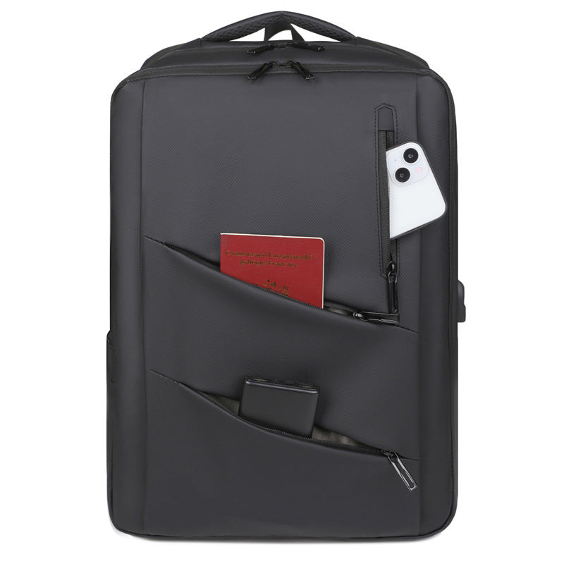 Cross-Border Business Backpack with Multiple Compartments, Back-To-School Season Student School Bag, Large Capacity Commuter Computer Bag Backpack