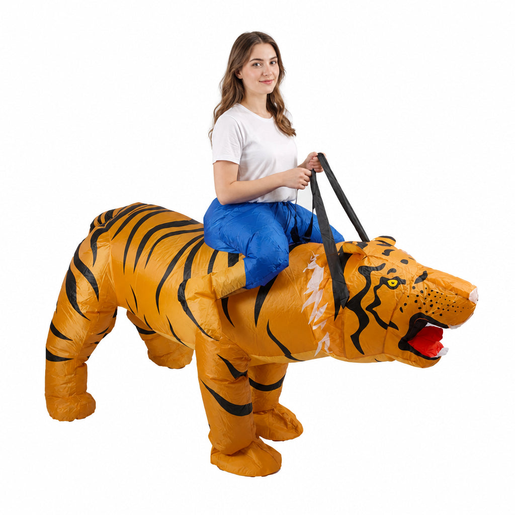 Cross-Border Trade Halloween Costume Party Props Riding Animal Cute Horse Inflatable Costume Theme Party