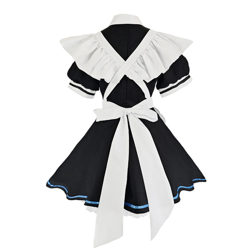 In stock Blue file cos Tiantong Alice cosplay costume maid costume Halloween character anime costume